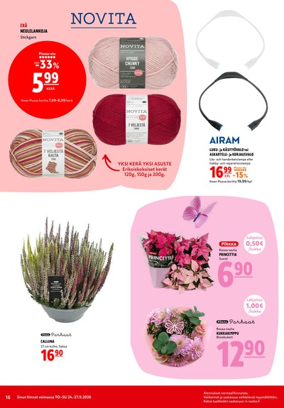 K-Citymarket tarjouslehti viikolta 39 sivu 16