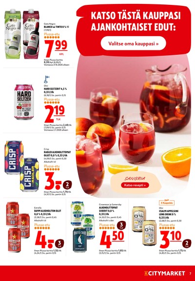 K-Citymarket tarjouslehti viikolta 39 sivu 7
