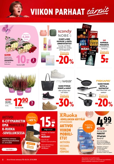 K-Citymarket tarjouslehti viikolta 39 sivu 8
