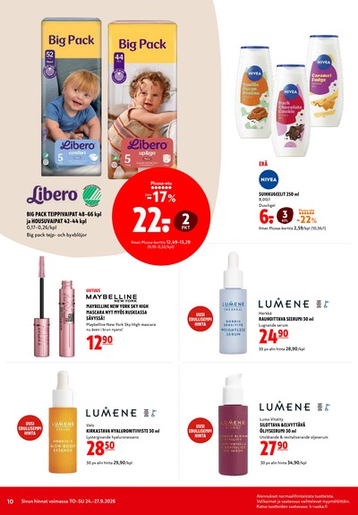K-Citymarket tarjouslehti viikolta 39 sivu 10