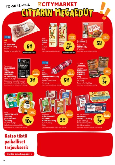 K-Citymarket tarjouslehti viikolta 4 sivu 14