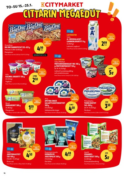 K-Citymarket tarjouslehti viikolta 4 sivu 16