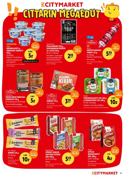 K-Citymarket tarjouslehti viikolta 4 sivu 13