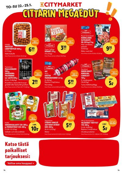K-Citymarket tarjouslehti viikolta 4 sivu 14