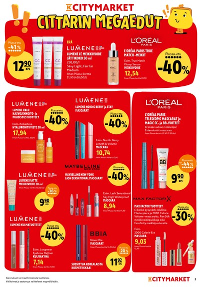 K-Citymarket tarjouslehti viikolta 4 sivu 3