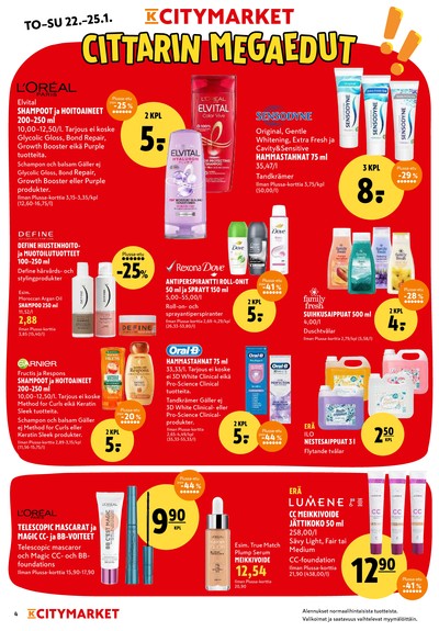 K-Citymarket tarjouslehti viikolta 4 sivu 4