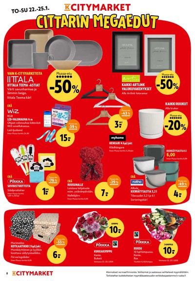 K-Citymarket tarjouslehti viikolta 4 sivu 8
