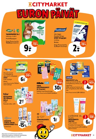 K-Citymarket tarjouslehti viikolta 40 sivu 11
