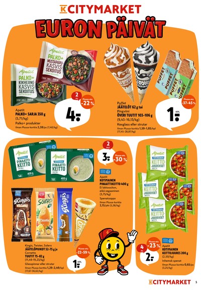 K-Citymarket tarjouslehti viikolta 40 sivu 5