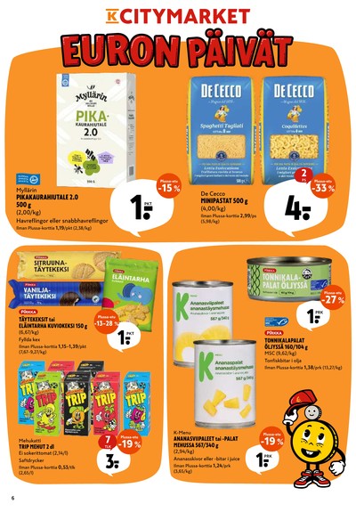 K-Citymarket tarjouslehti viikolta 40 sivu 6