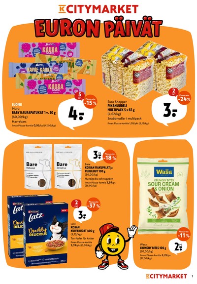 K-Citymarket tarjouslehti viikolta 40 sivu 7