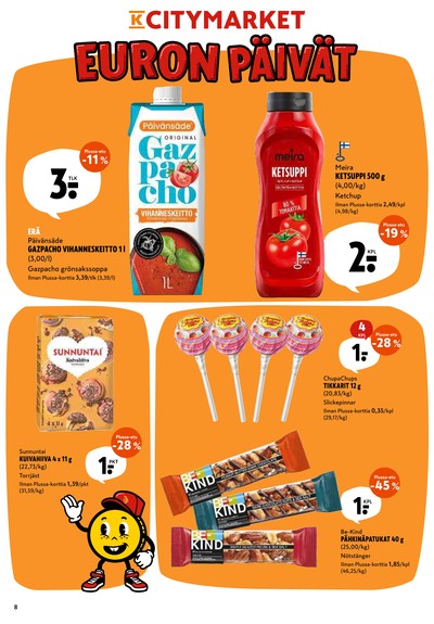 K-Citymarket tarjouslehti viikolta 40 sivu 8