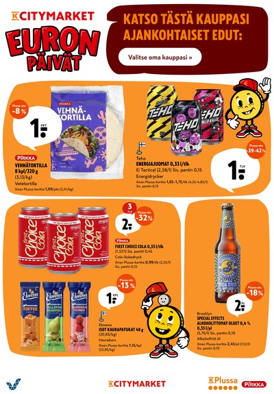 K-Citymarket tarjouslehti viikolta 40 sivu 9