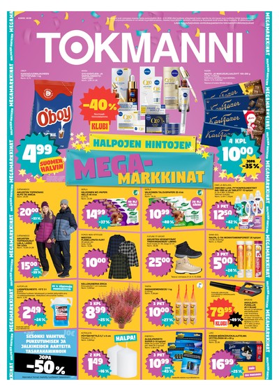 Tokmanni tarjouslehti viikolta 40 sivu 1