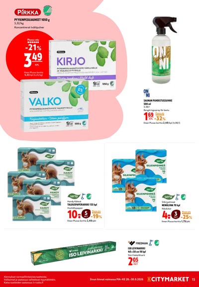 K-Citymarket tarjouslehti viikolta 40 sivu 15