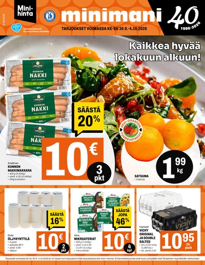 Minimani tarjouslehti viikolta 40 sivu 1