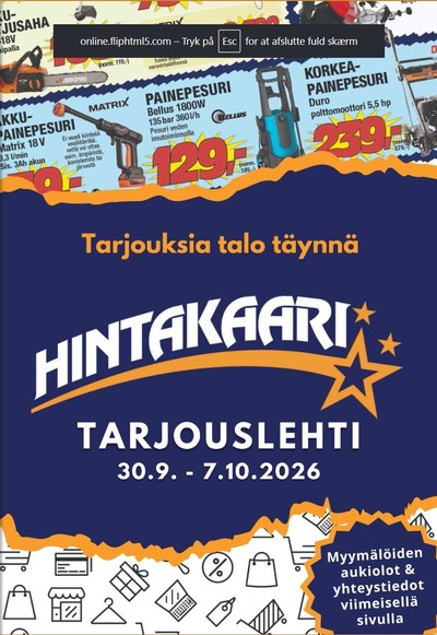 Hintakaari tarjouslehti viikolta 40 sivu 1
