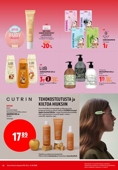 K-Citymarket tarjouslehti viikolta 40 sivu 14