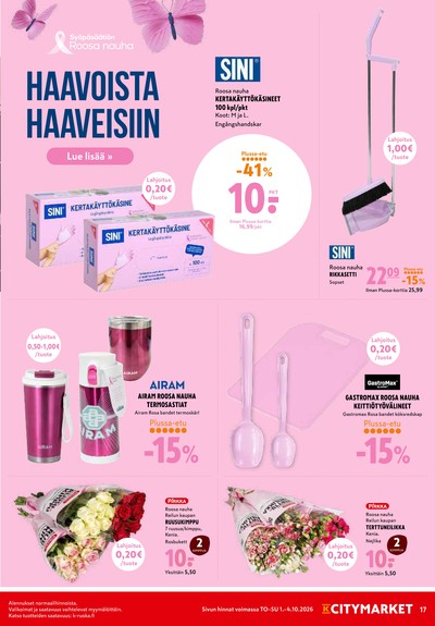 K-Citymarket tarjouslehti viikolta 40 sivu 17