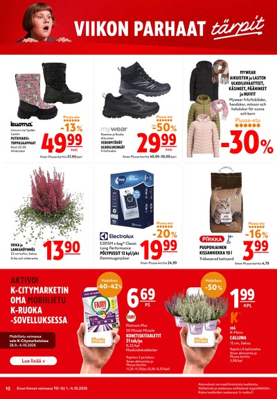 K-Citymarket tarjouslehti viikolta 40 sivu 10