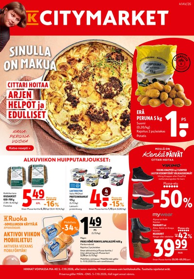 K-Citymarket tarjouslehti viikolta 41 sivu 1