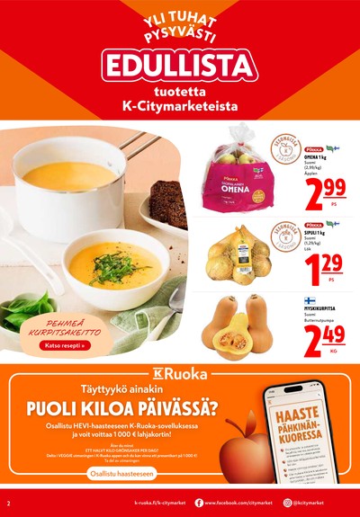 K-Citymarket tarjouslehti viikolta 41 sivu 2