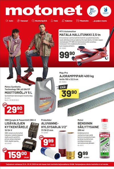 Motonet tarjouslehti viikolta 41 sivu 1