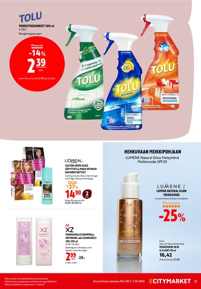 K-Citymarket tarjouslehti viikolta 41 sivu 11