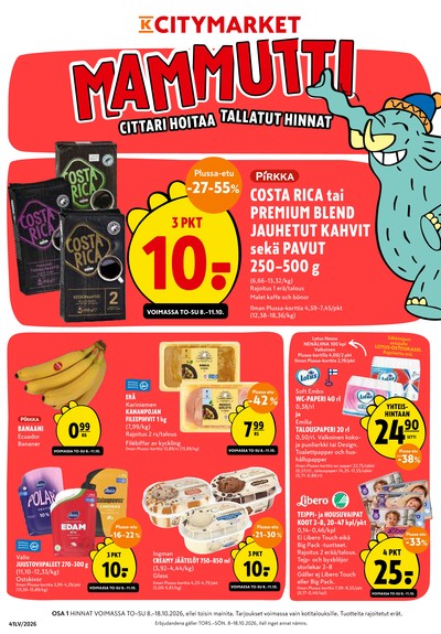 K-Citymarket tarjouslehti viikolta 41 sivu 1