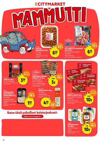 K-Citymarket tarjouslehti viikolta 41 sivu 14
