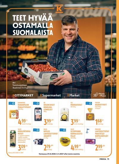 K-Citymarket tarjouslehti viikolta 42 sivu 1