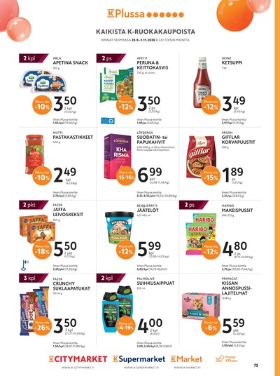 K-Citymarket tarjouslehti viikolta 42 sivu 3