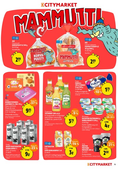 K-Citymarket tarjouslehti viikolta 42 sivu 15