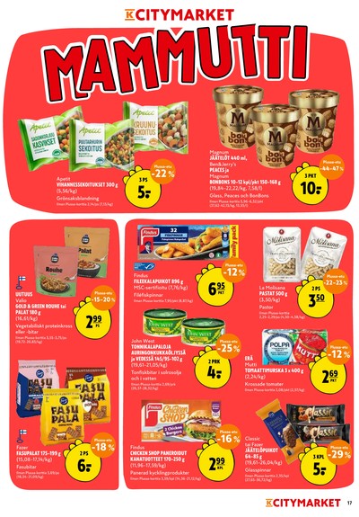 K-Citymarket tarjouslehti viikolta 42 sivu 17