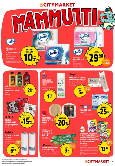 K-Citymarket tarjouslehti viikolta 42 sivu 5
