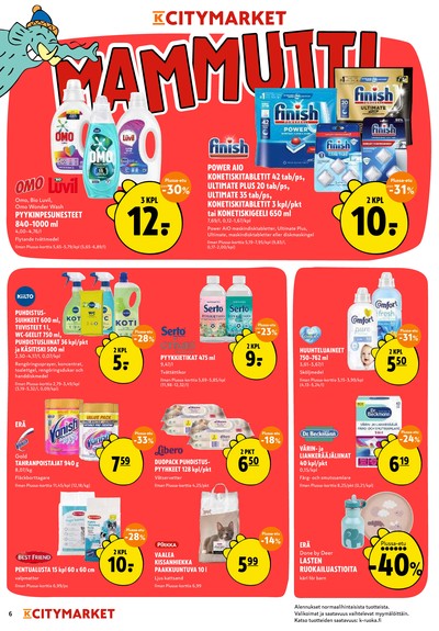 K-Citymarket tarjouslehti viikolta 42 sivu 6