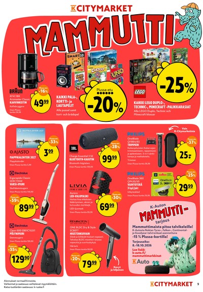 K-Citymarket tarjouslehti viikolta 42 sivu 9