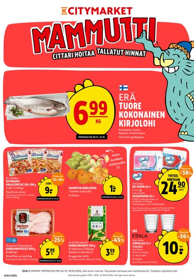 K-Citymarket tarjouslehti viikolta 42 sivu 1