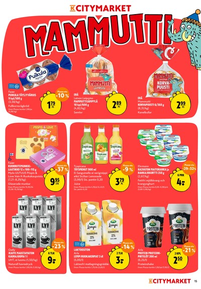K-Citymarket tarjouslehti viikolta 42 sivu 15