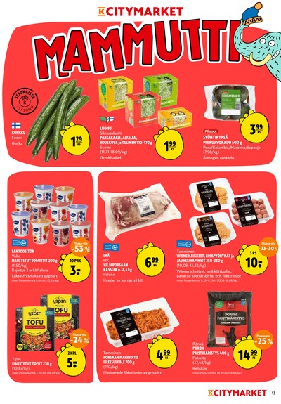 K-Citymarket tarjouslehti viikolta 42 sivu 13