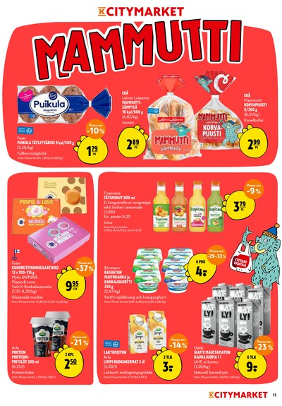 K-Citymarket tarjouslehti viikolta 42 sivu 15
