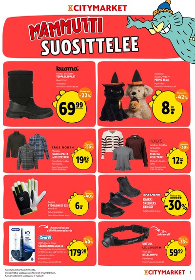 K-Citymarket tarjouslehti viikolta 42 sivu 3
