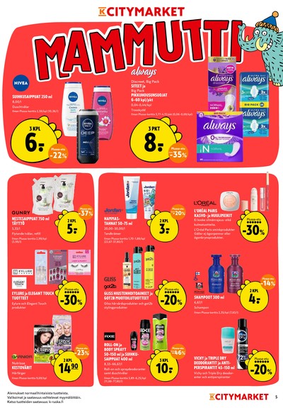 K-Citymarket tarjouslehti viikolta 42 sivu 5
