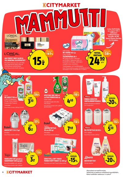 K-Citymarket tarjouslehti viikolta 42 sivu 6