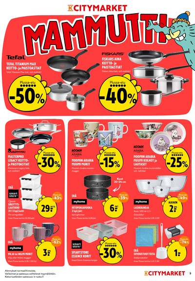 K-Citymarket tarjouslehti viikolta 42 sivu 9