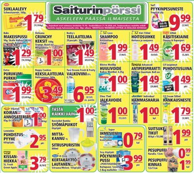 Saiturin Pörssi tarjouslehti viikolta 42 sivu 1
