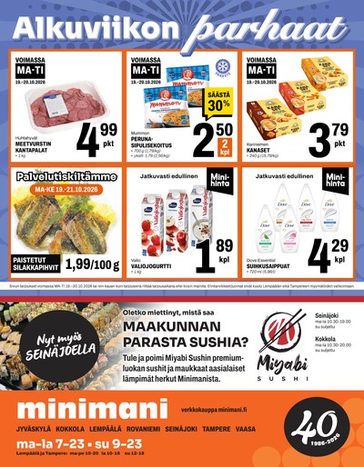Minimani tarjouslehti viikolta 43 sivu 1