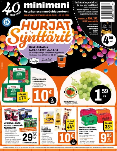 Minimani tarjouslehti viikolta 43 sivu 1