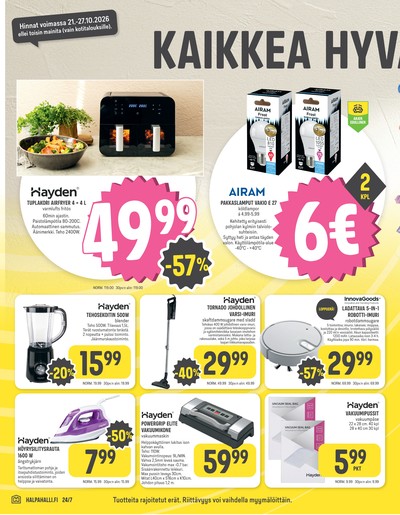 Halpa Halli tarjouslehti viikolta 43 sivu 16