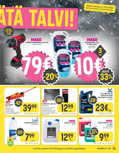Halpa Halli tarjouslehti viikolta 43 sivu 9